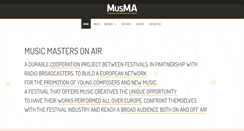 Desktop Screenshot of musma.eu