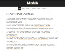 Tablet Screenshot of musma.eu